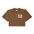 ‘M$D BRAND’ CROP TOP (MOCHA)