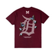 ‘DREAMS & BUTTERFLIES’ TEE (BURGANDY)