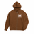 ‘M$D BRAND’ ZIP-UP HOODIE (CHESTNUT)