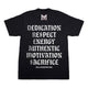 ‘DEFINITION OF DREAM$’ TEE (BLACK)