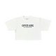 ‘LOVER GIRL’ GARMENT DYE CROP TOP (WHITE)