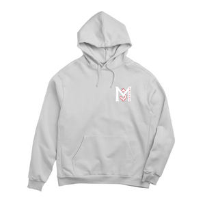 ‘LOGO’ HOODIE (HEATHER GRAY)