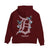 ‘DREAMS & BUTTERFLIES’ HOODIE (BURGANDY)