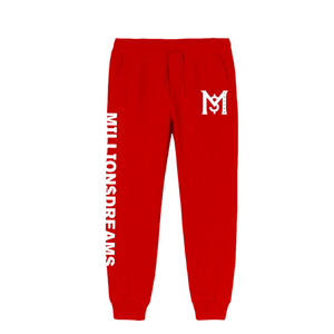 ‘LOGO’ JOGGERS (RED)